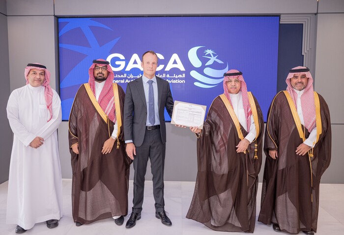 GACA grants VistaJet the Foreign Operator Certificate to operate on-demand private aircraft domestically in the Kingdom